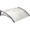 Image de Probache - Auvent de Porte Marquise d'accueil 80 x 120 CM Polycarbonate