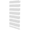 Image de IDMarket - Store Enrouleur zébré Jour Nuit 60 x 230 cm Blanc
