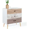 Image de IDMarket - Commode 3 tiroirs Bahia 75 cm scandinave