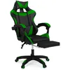 Image de IDMarket - Fauteuil de Gaming Alex réglable avec Repose-Pied Noir et Vert