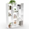 Image de IDMarket - Etagère bibliothèque Colette avec 11 Compartiments Blanc 143 cm