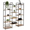 Image de IDMarket - Étagère bibliothèque Trio 5 Niveaux Detroit Design Industriel 170 cm