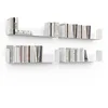 Image de IDMarket - Lot de 4 étagères 60x15 cm pour Livres METRA Blanches