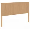 Image de IDMarket - Tête de lit sur Pied Juliette 160 cm Effet Lattes tasseau Bois