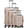 Image de Hero - 4 Valises 4 roues simples Renoso-M 75/65/55/46 cm beiges OS