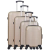 Image de Hero - 4 Valises 4 roues simples Carpates -M 75/65/55/46 cm beiges OS