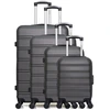 Image de Hero - 4 Valises 4 roues simples Renoso-M 75/65/55/46 cm gris foncé OS