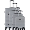 Image de Bluestar - 4 Valises 4 roues simples Brazilia-M 75/65/55/46 cm grises OS