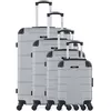 Image de Bluestar - 4 Valises 4 roues Ottawa 75/65/55/46 cm grises OS