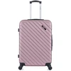 Image de Bluestar - Valise Long Séjour 4 roues simples Cité 75 cm rose doré OS