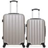 Image de Hero - Lot de 2 valises week-end et cabine Himalaya beiges OS