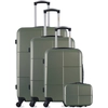 Image de Hero - 3 Valises 4 roues Coronado-C 75/65/55 cm & Vanity vert kaki OS