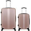 Image de Hero - Lot de 2 Valises grand format et cabine L ipari rose doré OS