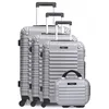 Image de Bluestar - 3 Valises & Vanity 4 roues simples Lima-C 70/60/49/30 cm argentées OS