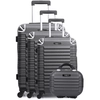 Image de Bluestar - 3 Valises & Vanity 4 roues Lima-C 30/49/59/68 cm gris foncé OS