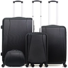 Image de Hero - 3 Valises 4 roues Lanzarote & Vanity 32/55/65/75 cm noires OS