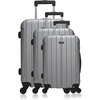 Image de Hero - 3 Valises 4 roues Fogo 49/59/69 cm argentées OS