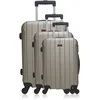 Image de Hero - 3 Valises 4 roues Fogo 49/59/69 cm dorées OS