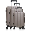Image de Hero - 3 Valises 4 roues Fogo 49/59/69 cm rose doré OS