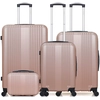 Image de Hero - 3 Valises 4 roues simples Lipari-C 30/55/65/75 cm & Vanity rose doré OS