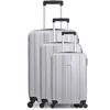 Image de Hero - 3 Valises 4 roues Atlanta 49/59/71 cm argentées OS