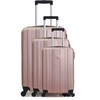 Image de Hero - 3 Valises 4 roues Atlanta 49/59/71 cm rose doré OS