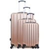 Image de Hero - 3 Valises 4 roues Himalaya 55/65/75cm rose doré OS