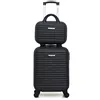 Image de Bluestar - Valise Cabine & Vanity 4 roues simples Brazilia-H 50/30 cm noirs OS
