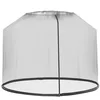 Image de Outsunny Moustiquaire cylindrique pour Parasol 3 m diamètre avec Fermeture éclair et lestage Noir