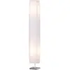 Image de HOMCOM Lampadaire de Salon Carrée Style Moderne Interrupteur 120 cm Blanc | Lampe sur Pied, Lampadaire sur Pied, pour Salon et Chambre