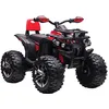 Image de HOMCOM Quad Buggy Électrique Enfant 12 V 8 Km/h Max. Rouge Noir