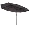 Image de Outsunny Parasol de Jardin Exterieur Double 4,6L x 2,7l x 2,4H m Gris