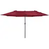 Image de Outsunny Parasol de Jardin Exterieur Double 4,6L x 2,7l x 2,4H m Bordeaux