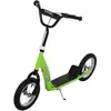 Image de HOMCOM Trottinette patinette Enfants à partir de 5 Ans Grandes Roues Guidon réglable poignée Frein et béquille Acier Vert