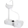 Image de Outsunny Évier à Main Portable, Réservoir d'Eau 17L, 83x50x103cm Gris