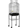 Image de PawHut Cage à Oiseaux sur roulettes Toit Ouvrant 46 x 36 x 130 cm Noir
