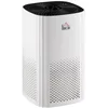 Image de HOMCOM Purificateur d'air HEPA, Ioniseur, CADR 225m³/h mode veille silencieux, minuterie, 4 vitesses, 25W blanc