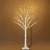 Image de HOMCOM Arbre Lumineux LED Blanc Chaud Usage Intérieur 96 LEDs 150 cm Blanc