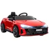 Image de HOMCOM Voiture électrique Enfant 12 V - véhicule électrique avec télécommande parentale fournie - V. Max. 5 Km/h - Effets sonores, Lumineux - Audi RS E-tron GT Rouge