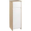 Image de kleankin Meuble de Salle de Bain 1 Tiroir 32,6x30x90 cm Bois et Blanc