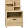 Image de HOMCOM Table de Chevet Table de Nuit 45 x 35 x 73 cm Naturel