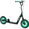 Image de AIYAPLAY Trottinette Enfant patinette Scooter Enfant de 6 à 12 Ans Grandes Roues Ø30 cm Hauteur réglable Frein arrière béquille Vert