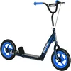 Image de AIYAPLAY Trottinette Enfant patinette Scooter Enfant de 6 à 12 Ans Grandes Roues Ø30 cm Hauteur réglable Frein arrière béquille Bleu