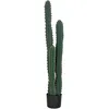 Image de Outsunny Cactus Artificiel Grand Réalisme Grande Taille Ø 18 x 120H cm Vert