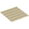 Image de Outsunny Toile de Toit pour pergola tonnelle rétractable de 3 x 3 m - Toile Uniquement 250 x 255 cm Beige