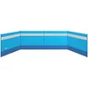 Image de Outsunny Paravent de Camping Brise-Vent de Camping Portable Pliable avec Sac de Transport et poteaux en Acier dim. 725 x 140 cm Bleu Clair