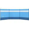 Image de Outsunny Paravent de Camping Brise-Vent Portable 440 x 140 cm Bleu Clair