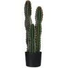 Image de Outsunny Cactus Artificiel Grand réalisme Plante Artificielle Grande Taille dim. Ø 17 x 60H cm Vert
