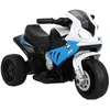 Image de HOMCOM Moto électrique Enfants sous Licence BMW S1000 RR, 3 Roues, 6V et 2,5 Km/h, Voiture électrique Enfants avec Effets Lumineux et sonores, Moto Enfant, Charge Max. 20 kg, Bleu