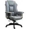 Image de Vinsetto Fauteuil de Bureau Gamer Chaise de Bureau Chaise pour Ordinateur Ergonomique avec Hauteur réglable Dossier Bascule et Inclinable Pivotante à 360° - 76L x 80l x 118-124H cm - Gris